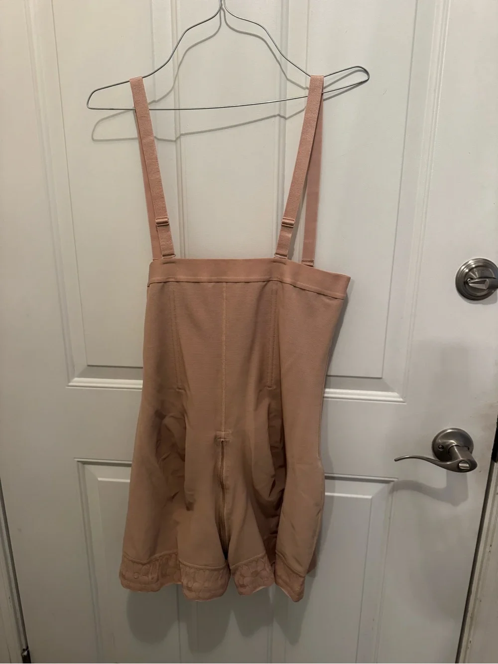 Nude Shapewear One-Piece Bodysuit with Adjustable Straps-3X